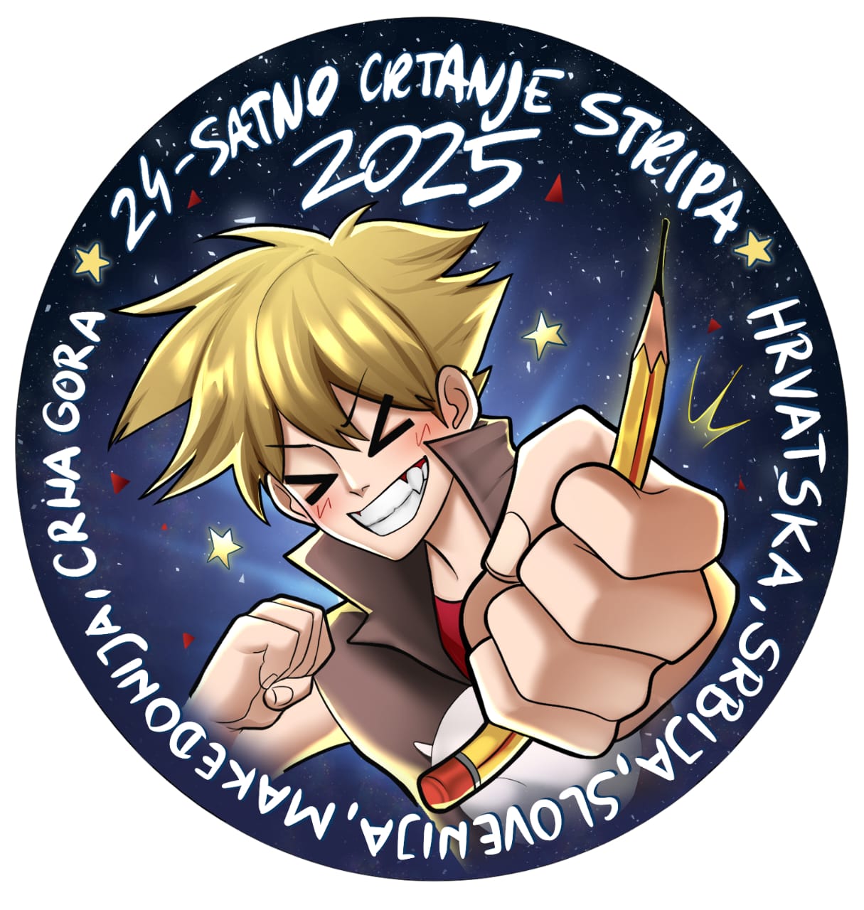 24 – satno crtanje stripa je započelo, ove godine, 5. jubilarni puta, u Rijeci, u  DIP-u,  Wenzelova 2, od 12:00 sati u subotu, 29.11. 2025. do nedjelje, 30.11.2025. u 12:00 sati